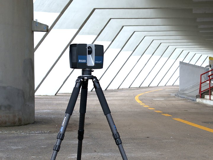 FARO Focus laser scanner on site